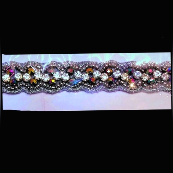 Colorful Sparkling Crystal Headband Headpiece - Picture 4 of 13